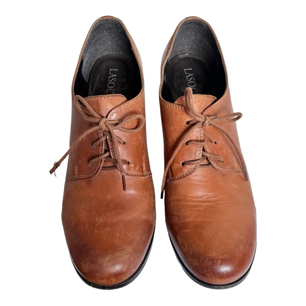Brown Leather Ankle Boots - Picture 6 of 12